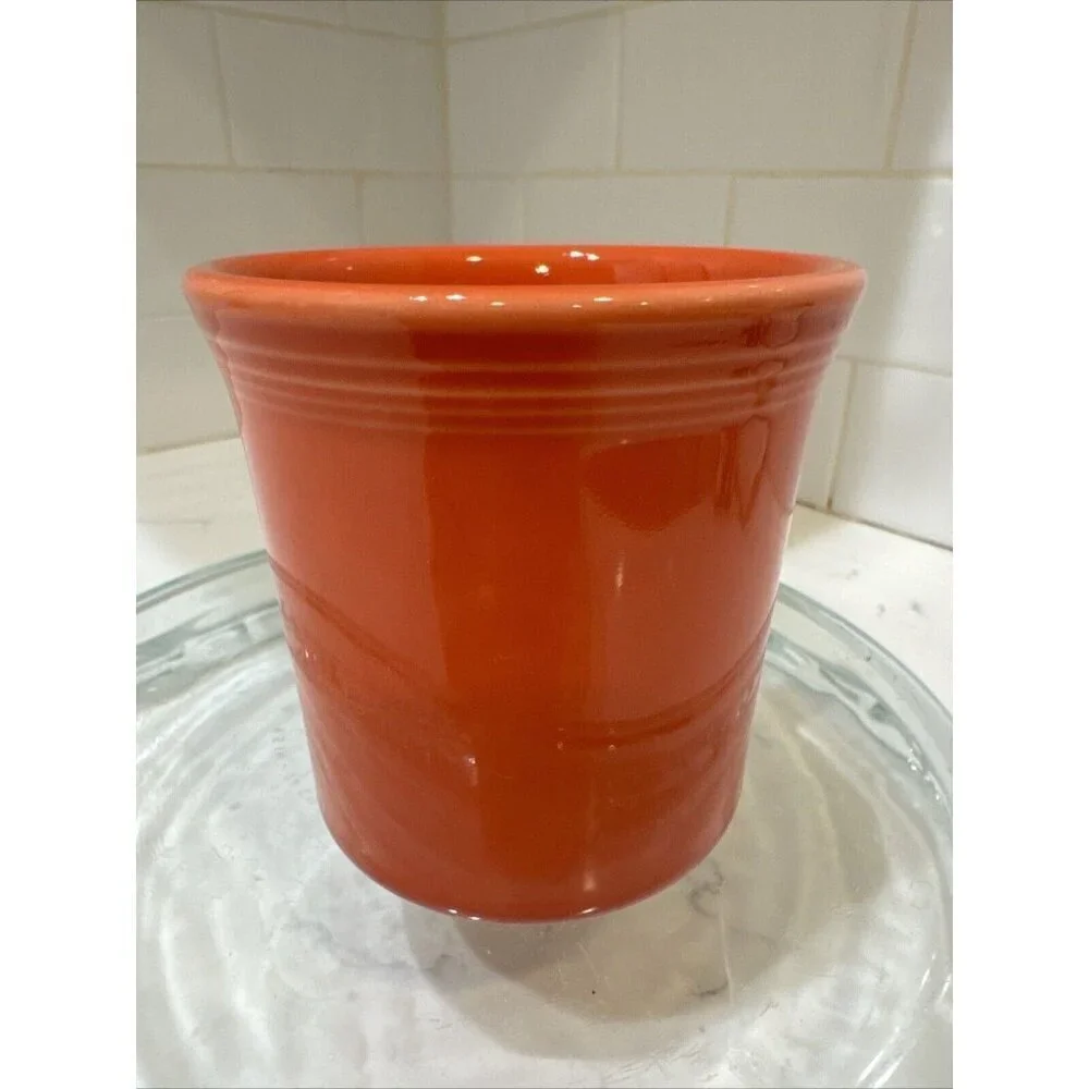 Fiestaware Persimmon Ring Handled Mug Fiesta Tom and Jerry Mug Retired Orange
